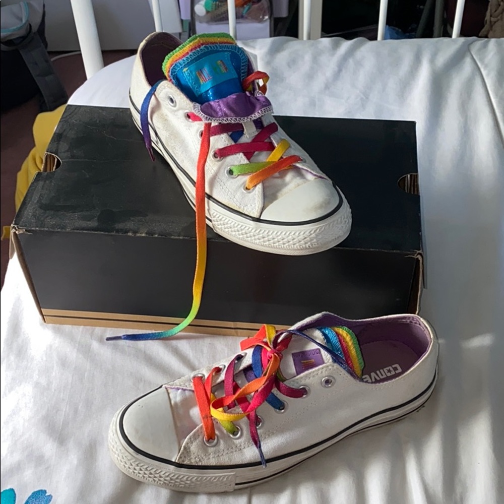 Rainbow Converse
